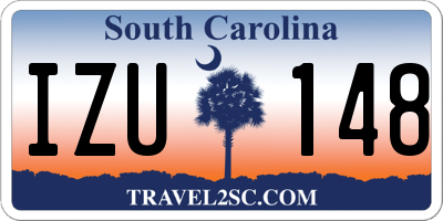 SC license plate IZU148