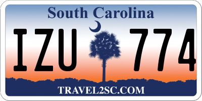 SC license plate IZU774