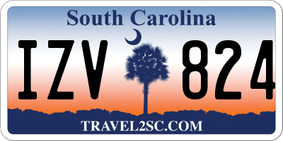 SC license plate IZV824