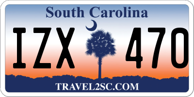 SC license plate IZX470