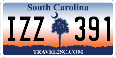 SC license plate IZZ391