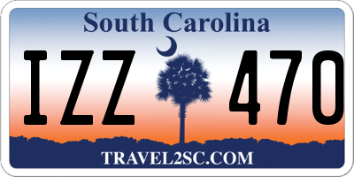 SC license plate IZZ470
