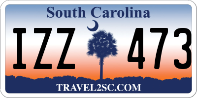 SC license plate IZZ473