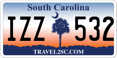 SC license plate IZZ532