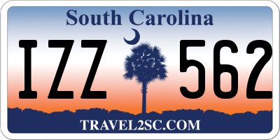 SC license plate IZZ562