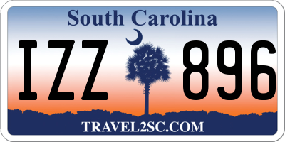 SC license plate IZZ896