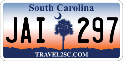 SC license plate JAI297
