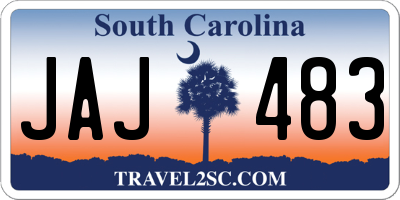 SC license plate JAJ483