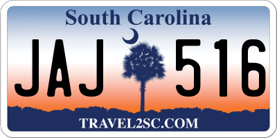 SC license plate JAJ516