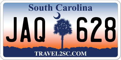 SC license plate JAQ628