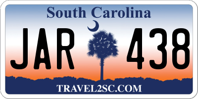 SC license plate JAR438