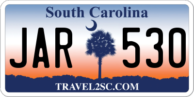 SC license plate JAR530