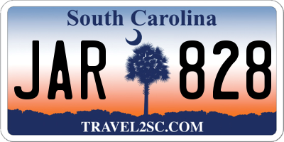 SC license plate JAR828
