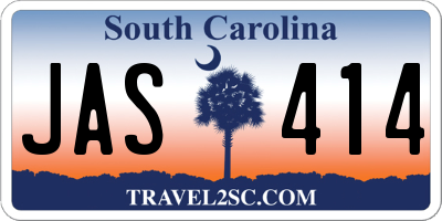 SC license plate JAS414
