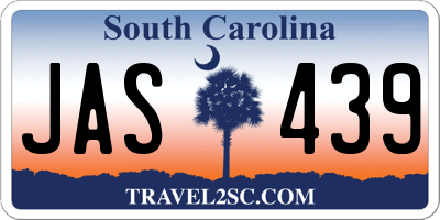 SC license plate JAS439