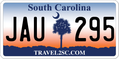 SC license plate JAU295