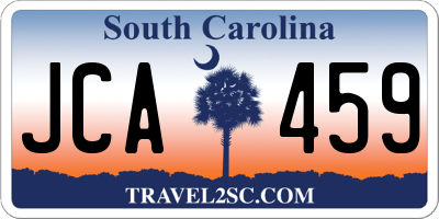 SC license plate JCA459