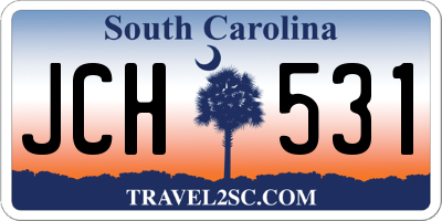 SC license plate JCH531