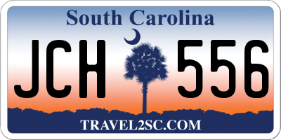 SC license plate JCH556