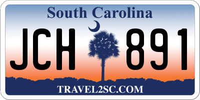 SC license plate JCH891