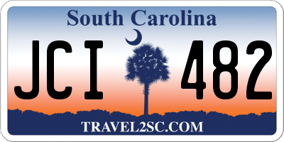 SC license plate JCI482