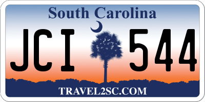 SC license plate JCI544