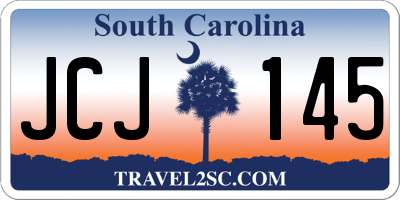 SC license plate JCJ145