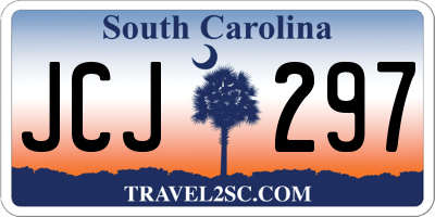 SC license plate JCJ297