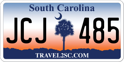 SC license plate JCJ485