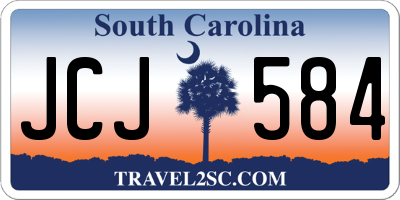 SC license plate JCJ584