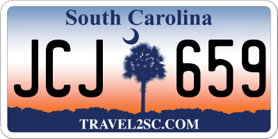SC license plate JCJ659