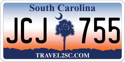SC license plate JCJ755