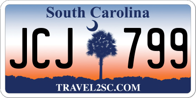 SC license plate JCJ799