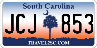 SC license plate JCJ853