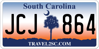 SC license plate JCJ864