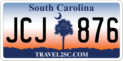 SC license plate JCJ876