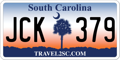 SC license plate JCK379