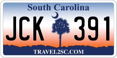 SC license plate JCK391