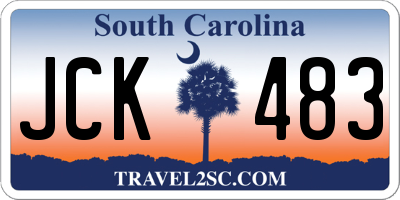 SC license plate JCK483
