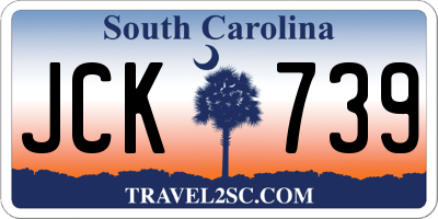 SC license plate JCK739