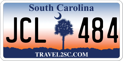 SC license plate JCL484