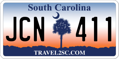 SC license plate JCN411