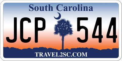 SC license plate JCP544