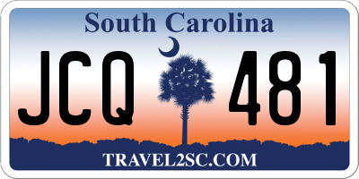 SC license plate JCQ481