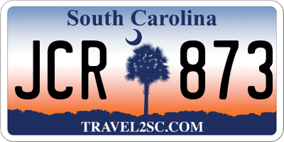 SC license plate JCR873