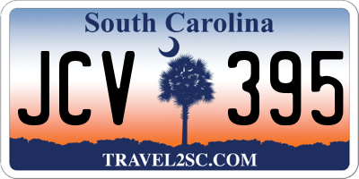 SC license plate JCV395