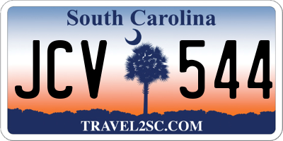 SC license plate JCV544