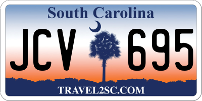 SC license plate JCV695