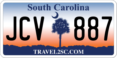 SC license plate JCV887