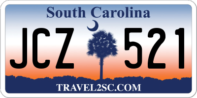 SC license plate JCZ521
